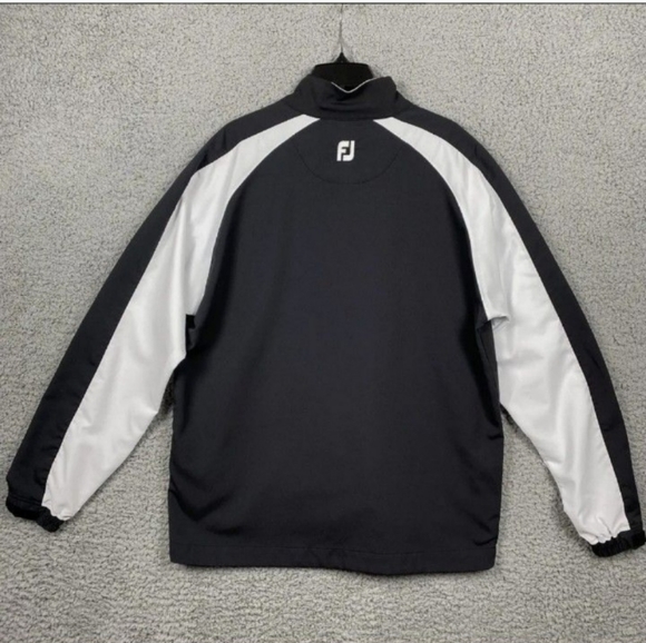 FootJoy FJ Men's 1/4 half Zip Windbreaker Golf Jacket w pocket sz L Large - Picture 2 of 8